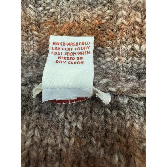 Sundace Striped Knit Cardigan , Cozy Button Down, Shawl Collar, Casual Chic - Picture 7 of 7